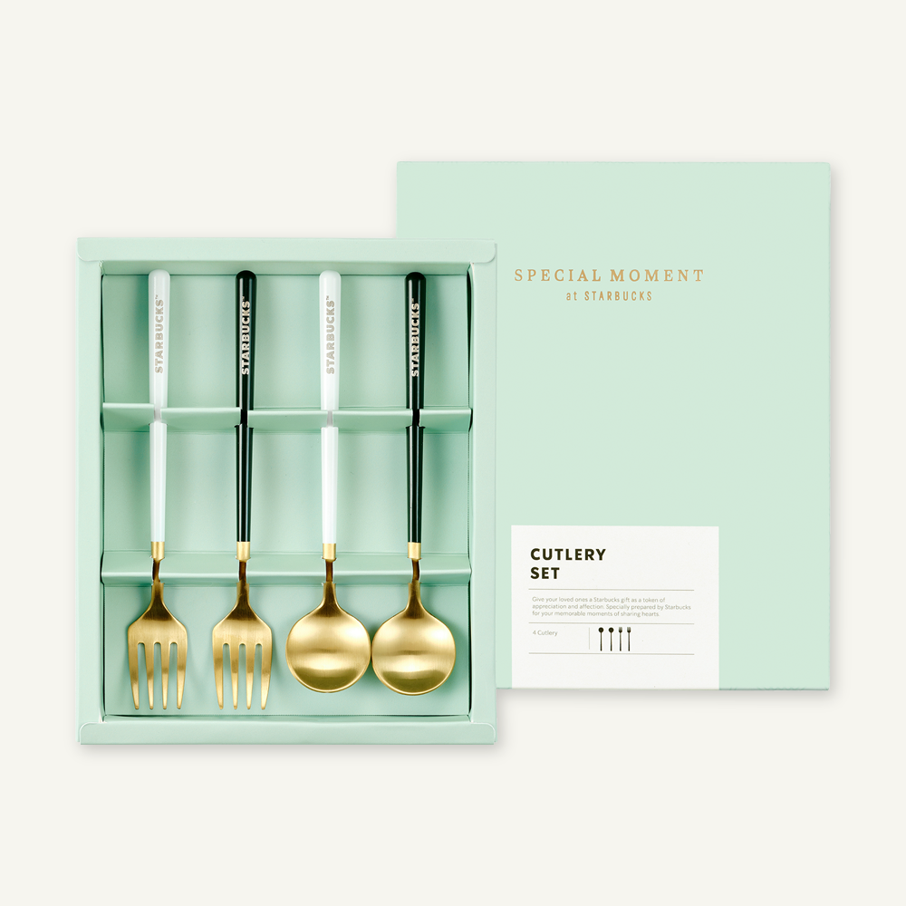 韓国スタバ☆[Odense x STARBUCKS] Odense Cutlery Set (3P)